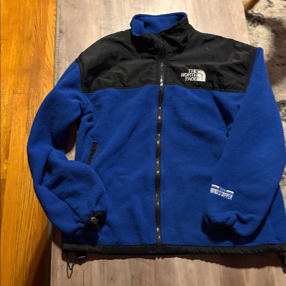 The North Face Royal Blue and Black Fleece Jacket